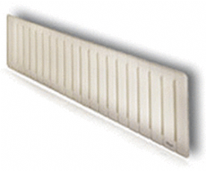 Radiateur lectrique horizontal beige modle ALTEA ETROIT